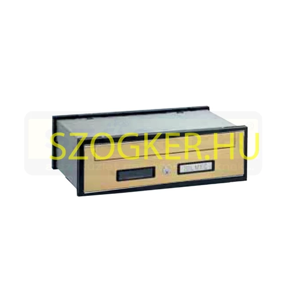 POSTALÁDA KÜLTÉRI FEKVŐ ARANY EGYOLDALAS (40cm*12,5cm) LENY. SILMEC 30-501.51