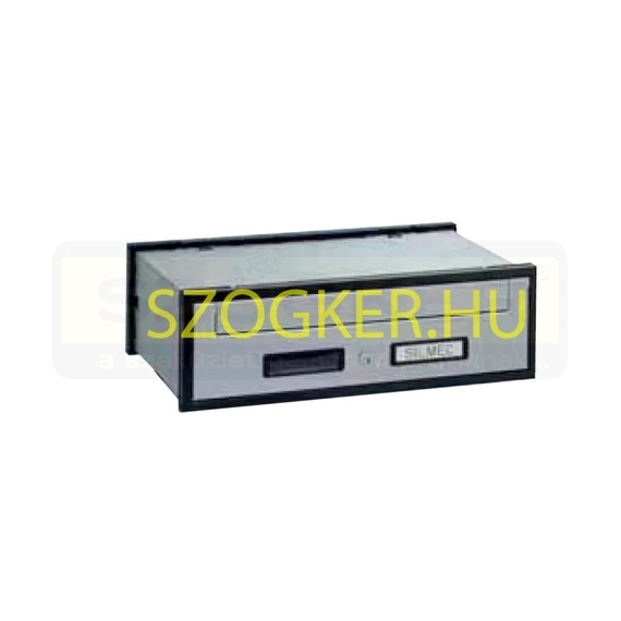 POSTALÁDA KÜLTÉRI FEKVŐ SZÜRKE EGYOLDALAS (40cm*12,5cm) LENY. SILMEC 30-501.72