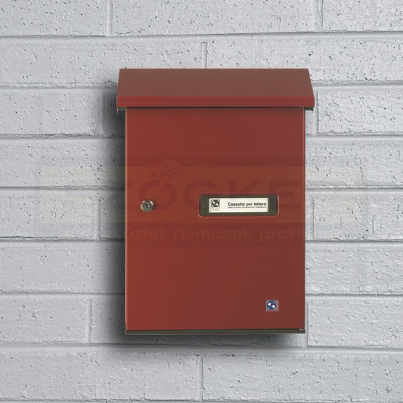 POSTALÁDA KÜLTÉRI ÁLLÓ BORDÓ EGYOLDALAS (30cm*44,5cm) SILMEC 10-517.82