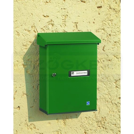 POSTALÁDA KÜLTÉRI ÁLLÓ ZÖLD EGYOLDALAS (30cm*44,5cm) SILMEC 10-517.83