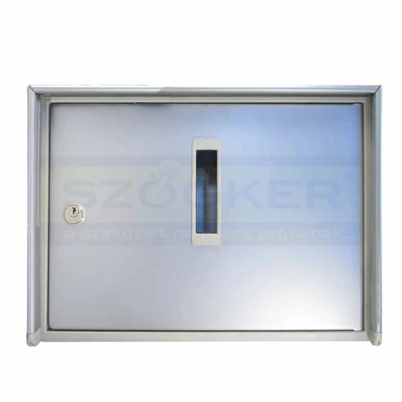 POSTALÁDA KÜLTÉRI FEKVŐ ALU KÉTOLD. (40.4cm*29.3cm) SILMEC 32-620.72