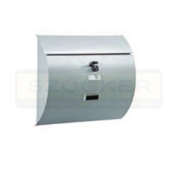 POSTALÁDA KÜLTÉRI FEKVO SZÜRKE EGYOLDAL(32,5cm*37,5cm)LENYÍLÓ SILMEC 10-811.9006