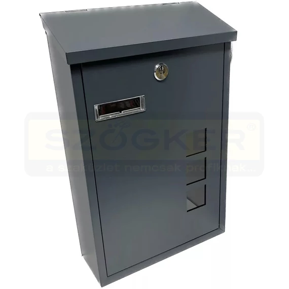 POSTALÁDA KÜLTÉRI 40*12*27cm ANTRACIT IMPORT ARAM MB038