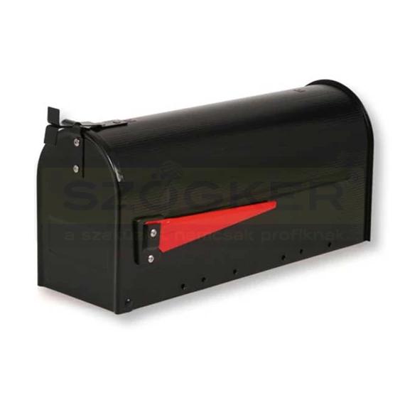 POSTALÁDA KÜLTÉRI USA BOX TÍP. FEKETE OSZLOP NÉLK(22*17*48cm) BURG-WACHTER 891S U.S.MAILBO