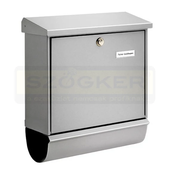 POSTALÁDA KÜLTÉRI ÁLLÓ EZÜST ÚJSÁGTARTÓVAL BURG-WACHTER 91300SI COMFORT
