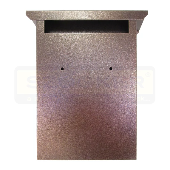 POSTALÁDA KÜLTÉRI ÁLLÓ 21*32cm ANTIK-BRONZ  LEVÉLMINTÁS MAGYAR