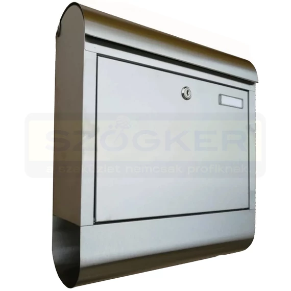 POSTALÁDA KÜLTÉRI ÁLLÓ INOX ÚJSÁGTARTÓVAL IMPORT F00256-65 MB003
