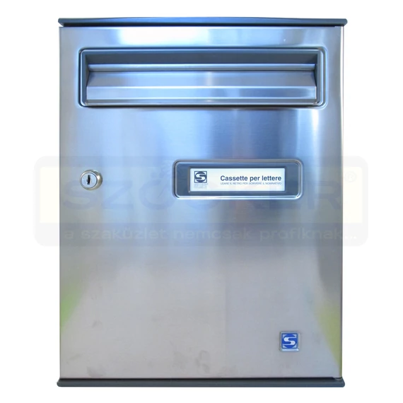 POSTALÁDA KÜLTÉRI ÁLLÓ INOX EGYOLDALAS (30cm*40cm) SILMEC 33-017