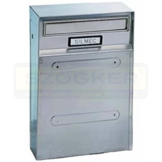 POSTALÁDA KÜLTÉRI ÁLLÓ INOX KÉTOLDALAS (25cm*36,5cm) SILMEC 10-014