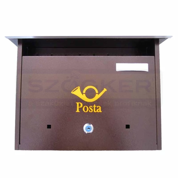 POSTALÁDA KÜLTÉRI FEKVŐ ANTIK-BRONZ KÜRTÖS KÉTOLD. MAGYAR