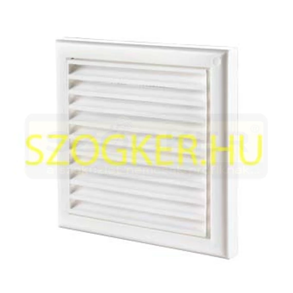 SZELLŐZŐRÁCS 154x154/110x15 FEHÉR, SZÚNYOGHÁLÓS VENTS  KIFUTÓ