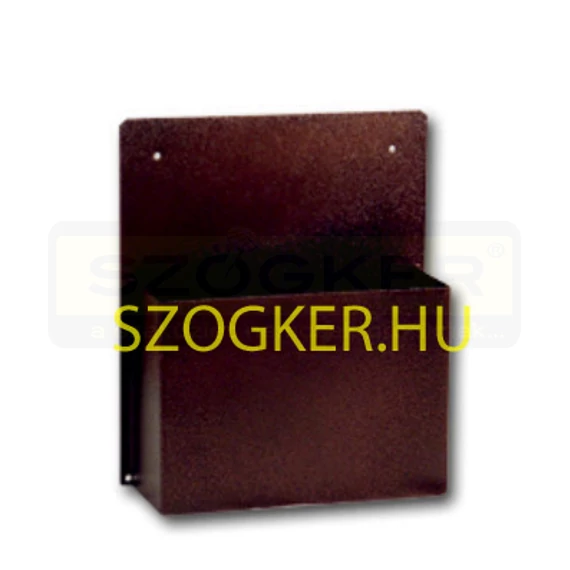 SZÓRÓLAPTARTÓ NAGY ANTIKBRONZ KÜLTÉRI ZSEBES KIV.AC.LEMEZBŐL MAGYAR 33*30*10cm ZSEB