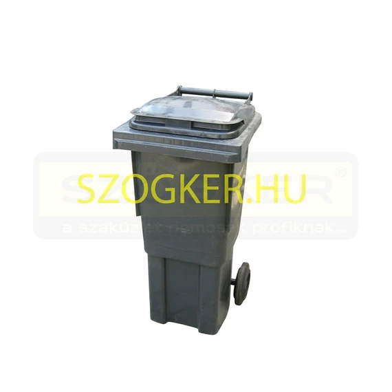 SZEMÉTGYŰJTŐ 60L KEREKES MŰANYAG SZÜRKE FEKETE IMPORT