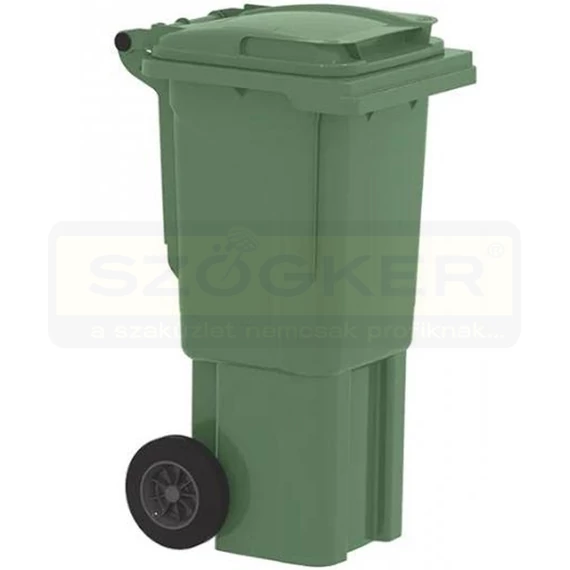 SZEMÉTGYŰJTŐ 60L KEREKES MŰANYAG ZÖLD IMPORT 16412