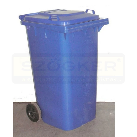 SZEMÉTGYŰJTŐ 120L KEREKES MŰANYAG KÉK IMPORT 11910