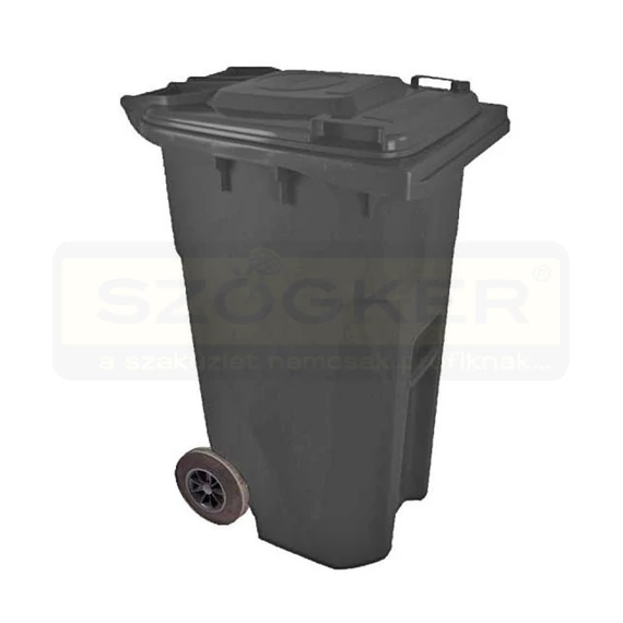 SZEMÉTGYŰJTŐ 240L KEREKES MŰANYAG SZÜRKE, FEKETE IMPORT 15182