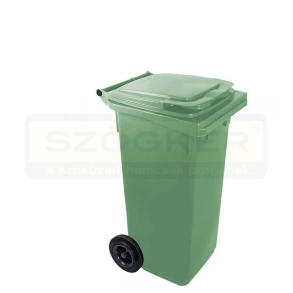 SZEMÉTGYŰJTŐ 120L KEREKES MŰANYAG ZÖLD IMPORT 11953