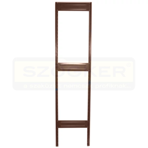 POLC ÁLLVÁNYKERET 3000*400mm NYITOTT BARNA RAL8016 HASZNÁLT APROD AK 304
