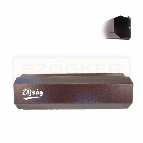SZÓRÓLAP-ÚJSÁGTARTÓ ÍVES NAGY ANTIK BRONZ 100*330mm ÚJSÁG MAGYAR