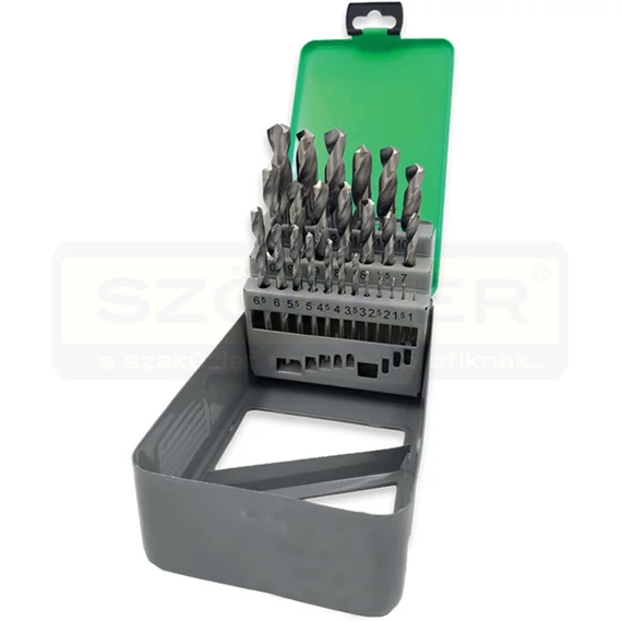 CSIGAFÚRÓ KÉSZLET HSS-G D1-től D13-ig/25részes Z-TOOLS 030405-0014