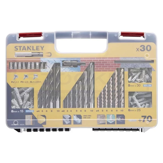 STANLEY STA56062 CSIGAFÚRÓ KÉSZLET HSS-KŐZET-FA 04-10,
