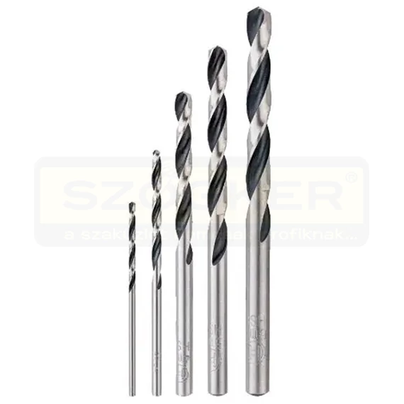 BOSCH 2608577345 UTOLSÓ DARAB CSIGAFÚRÓ KÉSZLET HSS POINTTEQ D2-től D6-ig 5DB