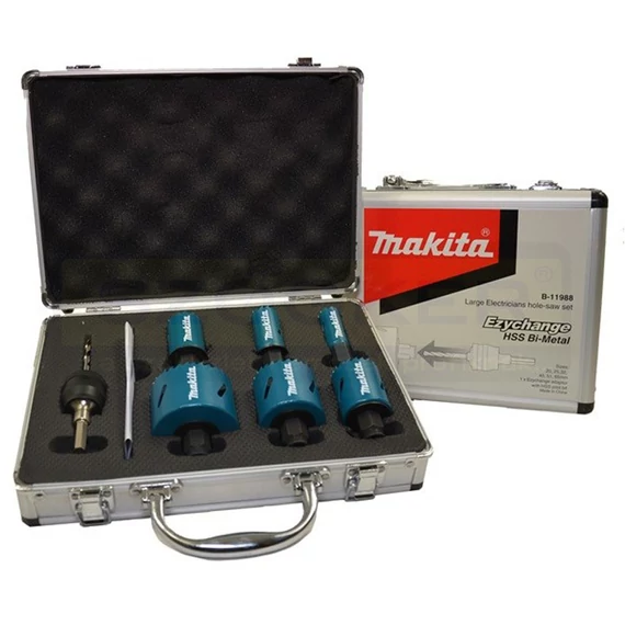 MAKITA B-11972 LYUKFŰRÉSZ KLT 6DB-OS HSS-BIM. 16,20,25,32,40,51,