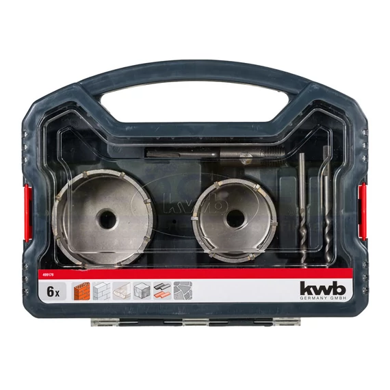KORONA DOBOZFÚRÓ KLT D68-82 SDS PLUS KEMÉNYFÉMLAPKÁS 6DB KWB 49499176 UTOLSÓ DARAB
