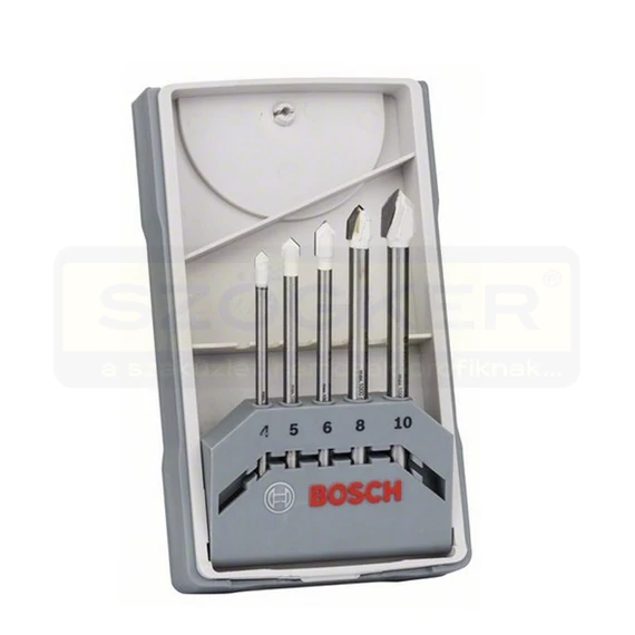 BOSCH 2608587169 KERÁMIAFÚRÓ KÉSZLET D4-D10/5részes