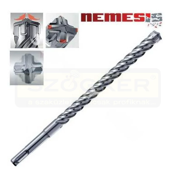 MAKITA B-58045 SDS PLUS BETONF. D06,5*265/200 NEMESIS II NÉGYÉLŰ,VASTŰRŐ