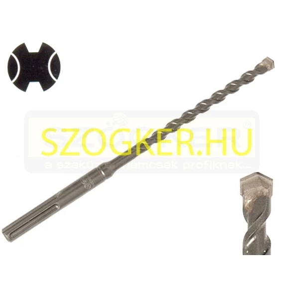 MUNGO 2018069-MAK UTOLSÓ DB SDS PLUS BETONF. D06.5*310/250 JET-TRAC TURBO KÉTÉLŰ
