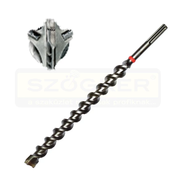 SDS MAX FÚRÓSZÁR D20*920/800 HÁROMÉLŰ BETONF. Y-CUTTER IMPORT