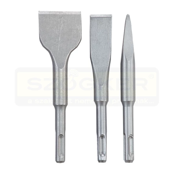 SDS PLUS VÉSŐ KÉSZLET 3DB-OS/LAPOS, HEGYES, SZÉLES/ KWB 49247185