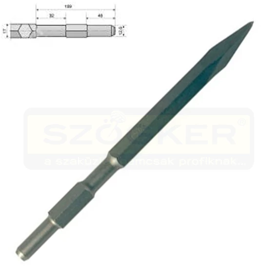 MAKITA P-13035 HATLAPÚ 17mm HEGYES VÉSŐ 280mm