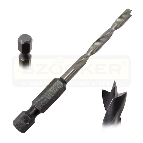 WOLFCRAFT 7262000 FAFÚRÓ BIT D4 1/4col DIN E6.3