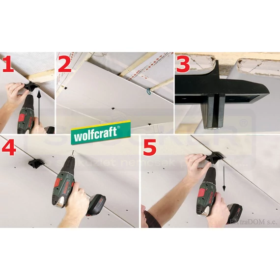 WOLFCRAFT 4040000 GIPSZKARTON RÖGZÍTŐ KÉSZLET UTOLSÓ DARAB