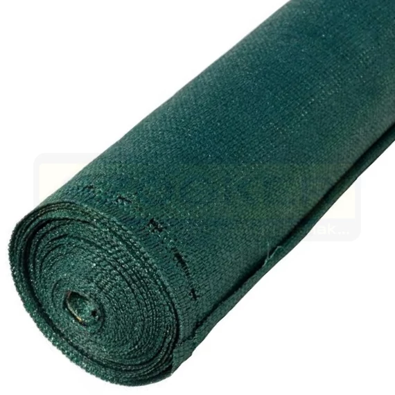 ÁRNYÉKOLÓHÁLÓ SÖTÉTZÖLD NORMÁL 1MÉTER MAGAS*10M/TEKERCS 140GR IMPORT