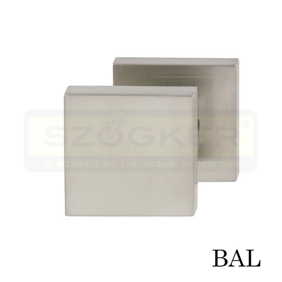 AJTÓGOMB FIX ROZETTÁS ELTOLT INOX BAL NÉGYZETROZETT. 53*53 MAESTRO 327KS211BSX60