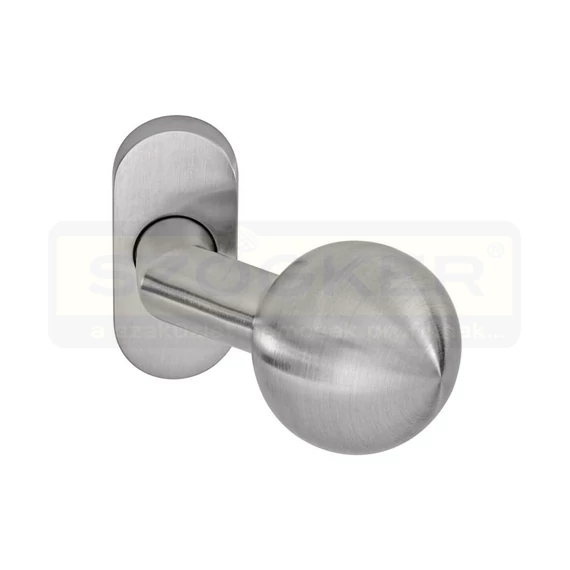 AJTÓGOMB ELTOLT FIX ROZETTÁS INOX 60mm KINYÚLÁS OVÁL ROZ. ANBO 1120096