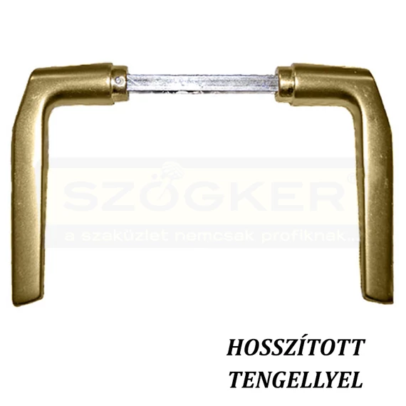 AJTÓKILINCS N°410 F2 ALU HOSSZÍTOTT TENGELLYEL 110/95mm MAGYAR PEZSGŐ SZÍN