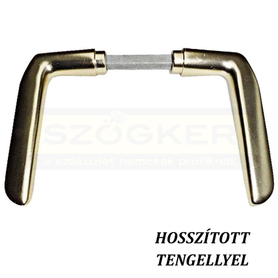 AJTÓKILINCS N°410 F2 ALU HOSSZÍTOTT TENGELLYEL 88/75mm MAGYAR PEZSGŐ SZÍN AL-LOY