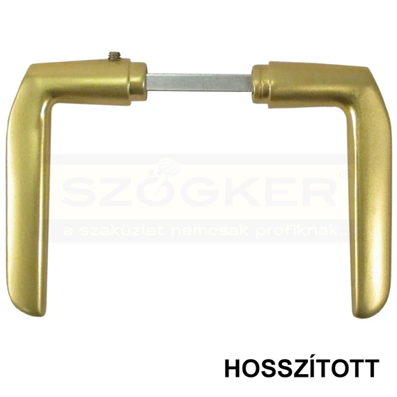 AJTÓKILINCS N°410 F3 ALU HOSSZÍTOTT TENGELLYEL 100mm MAGYAR ARANY SZÍN AL-LOY