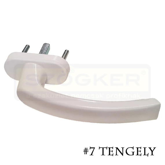 ABLAK FÉLKILINCS MŰANYAG FEHÉR PVC D07CSAP (RAL9016) KAPPA ABK-0155