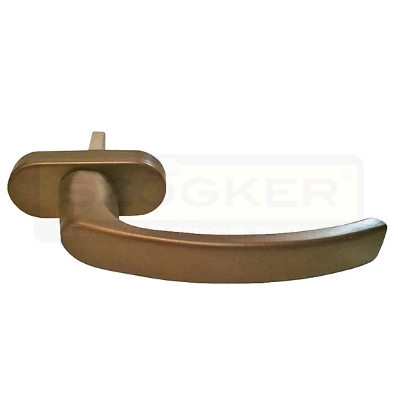ABLAK FÉLKILINCS ALU BARNA FESTETT RAL8003 KAPPA ABK-0171