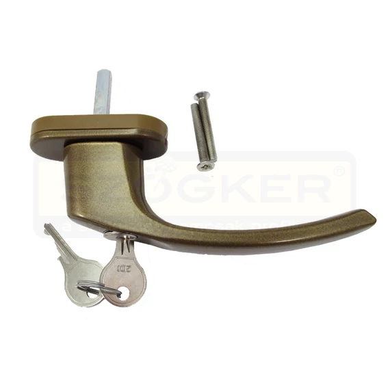 ABLAK FÉLKILINCS ZÁRHATÓ F4 ANTIK-BRONZ(ALU) KAPPA ABK-0169