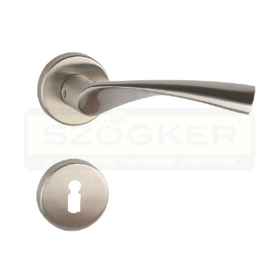GALAXY KILINCSGARNITÚRA ROZETTÁS KULCSOS INOX MAESTRO 00851-WCX