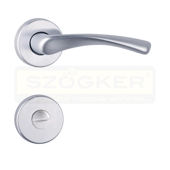 GALAXY KILINCSGARNITÚRA ROZETTÁS WC SÚROLT ALU-F1 MAESTRO M418542Q6F1S