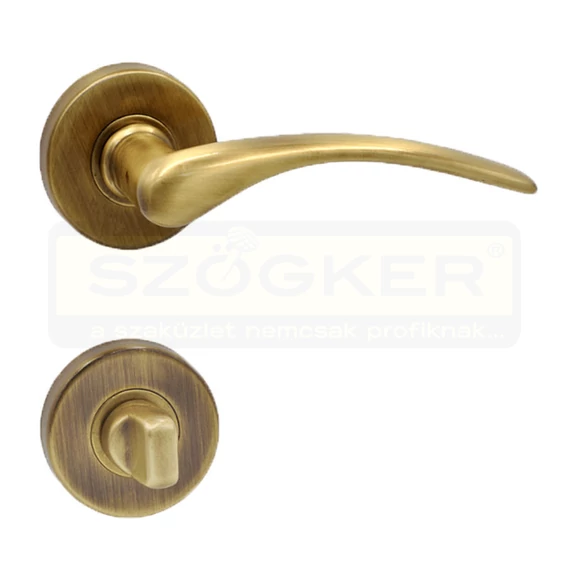 GOLF KILINCSGARNITÚRA ROZETTÁS WC SÚROLT BRONZ MAESTRO 103EWEW2311
