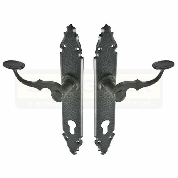 KOVÁCSOLTVAS KILINCS GRN. 90mm CIL.(PZ)FEKETE NYOMOTT FELÜLET IMPORT