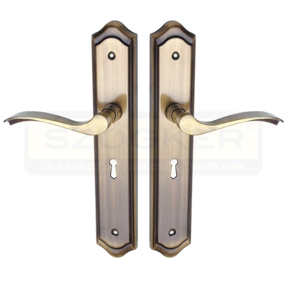 MALAGA KILINCSGARNITÚRA 90mm KULCSOS SÚROLT BRONZ MAESTRO 113MAMA06124
